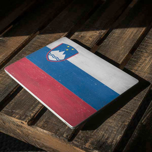 Slovenia Flag Distressed Surface Laptop 3 13.5in Skin